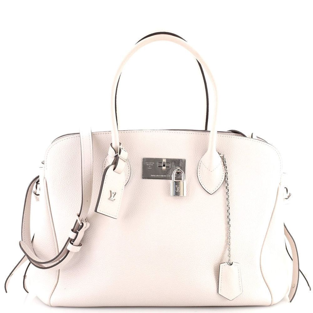 Louis Vuitton Milla Handbag Veau Nuage Calfskin MM White